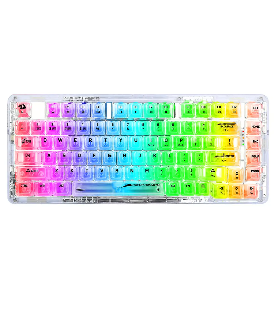 کیبورد بی سیم مکانیکال گیمینگ ردراگون ELF PRO K649 CT